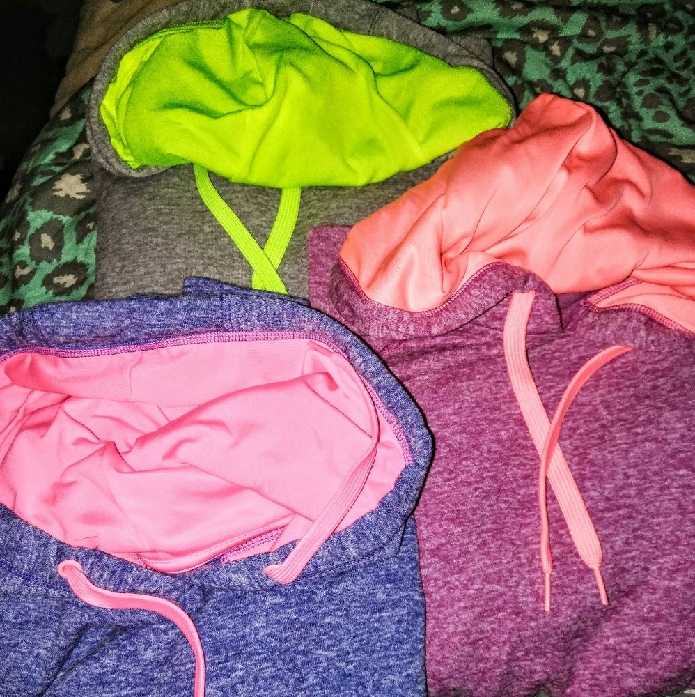 3 hoodies
